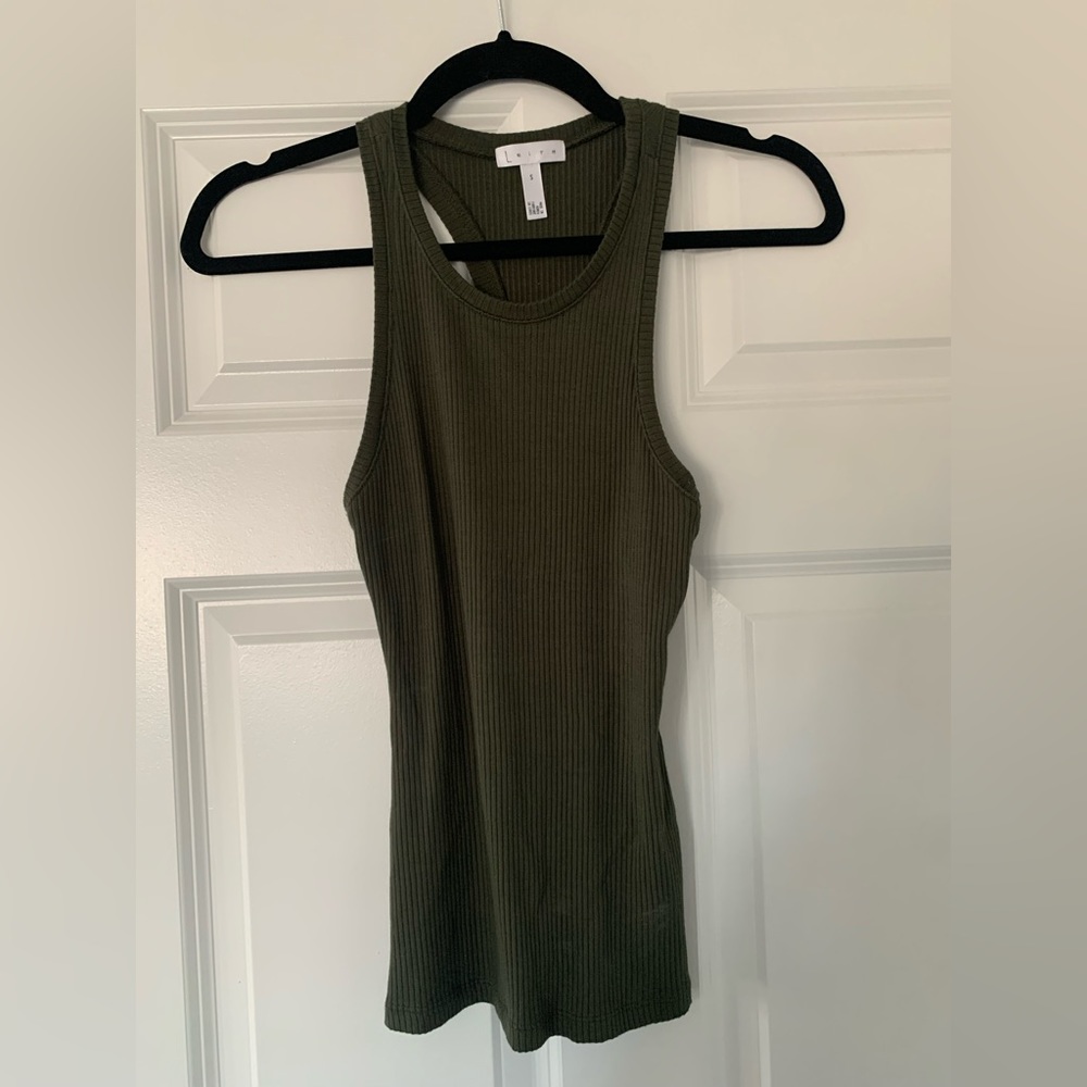 Leith size Small army green tank top!
